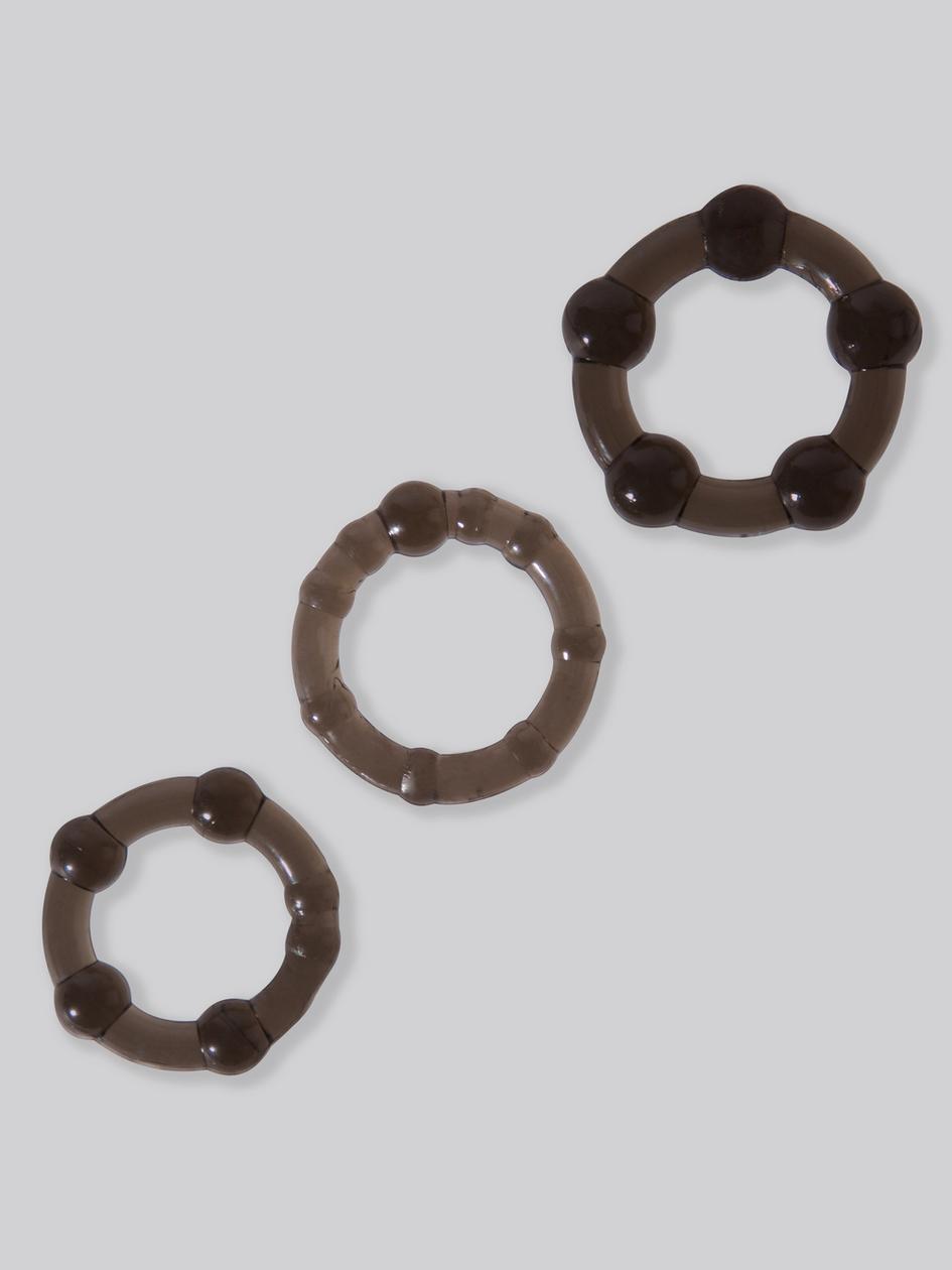 BASICS Triple Cock Ring Set (3 Pack) | Non-Vibrating Cock Rings Cock Rings Non-Vibrating Cock Rings