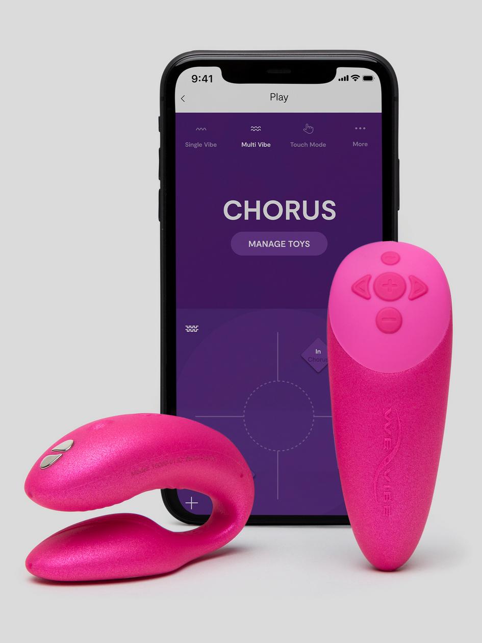 Chorus App and Remote Controlled Rechargeable Couple’s Vibrator | Remote Control Vibrators App Controlled Vibrators App Controlled Vibrators