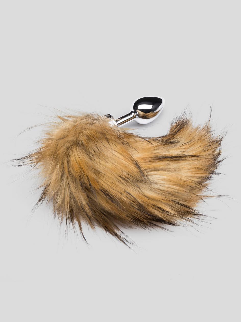 Deluxe Stainless Steel Medium Faux Fox Tail Butt Plug | Non-Vibrating Butt Plugs Butt Plugs Non-Vibrating Butt Plugs