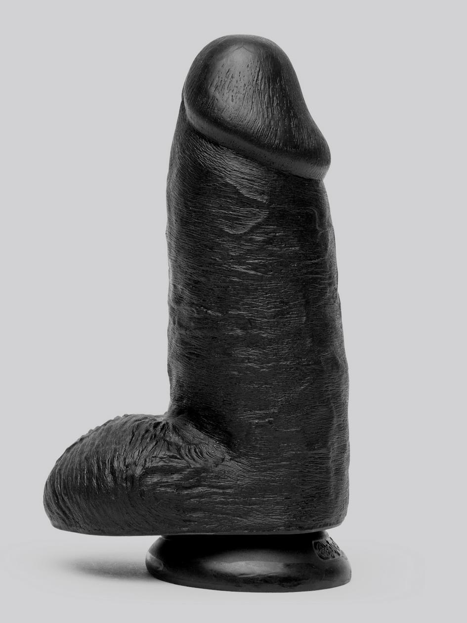 Mega Chubby Realistic Black Suction Cup Dildo 7 Inch | Large Dildos Dildos Large Dildos