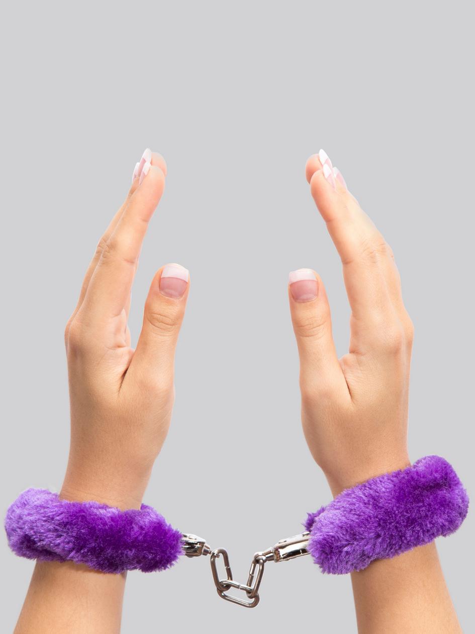 Purple Furry Handcuffs | Fun & Foreplay Fun & Foreplay Fun & Foreplay