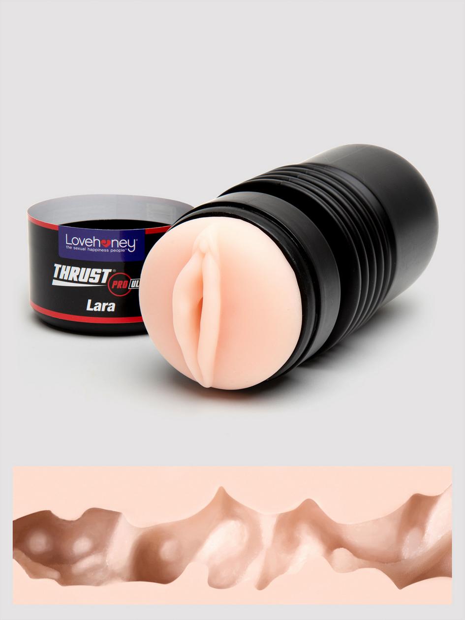 THRUST Pro Ultra Lara Self-Lubricating Realistic Vagina Cup | Realistic Vaginas Male Sex Toys Pocket Pussy