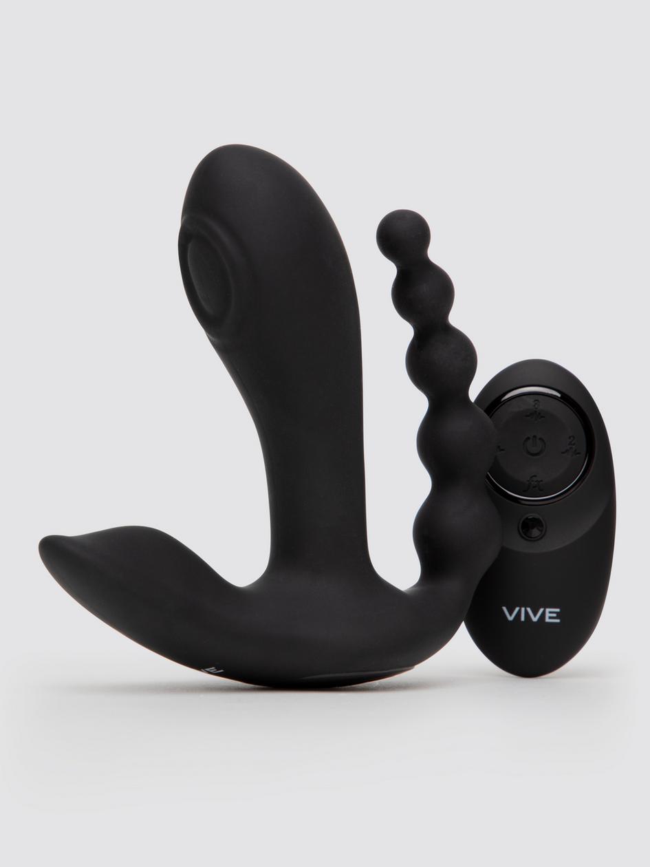 Vive KATA Rechargeable Pulsing Remote Control Triple Stimulation Vibrator | Anal Beads Anal Beads Anal Beads