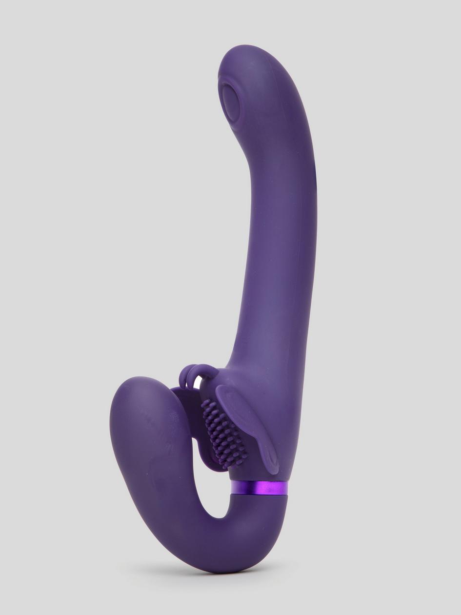 Vive SATU Rechargeable Pulsing Strapless Strap-On with Clitoral Stimulation | Strapless Strap Ons Strap Ons Strapless Strap Ons