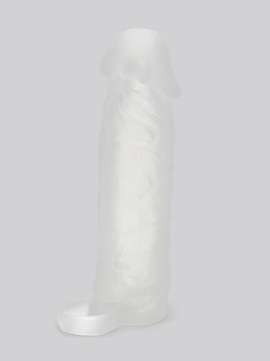 Mega Mighty 1 Extra Inch Silicone Penis Extender Clear | Penis Extenders & Sleeves Male Sex Toys Penis Extenders & Sleeves