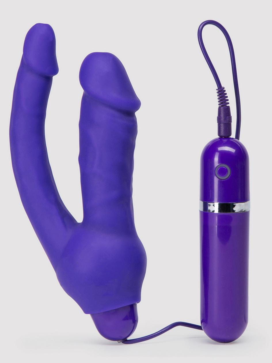 Double O Heaven 10 Function Vibrating Silicone Double Penetration Dildo | Anal Vibrators Anal Sex Toys Anal Vibrators